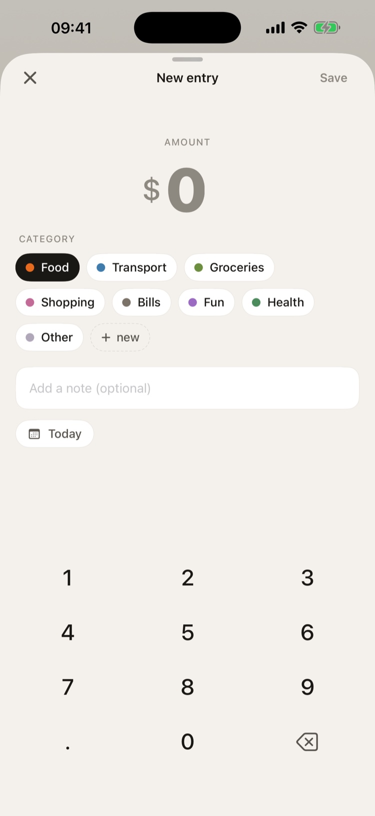 Log in two taps